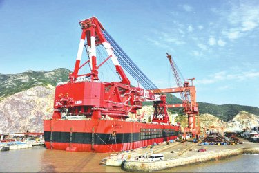 舞陽(yáng)鋼板應(yīng)用于“振華30”工程